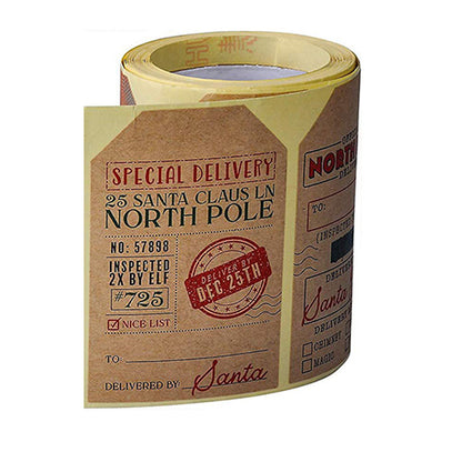 200 Stickersroll Stickers Christmas Holiday Decoration Gifts